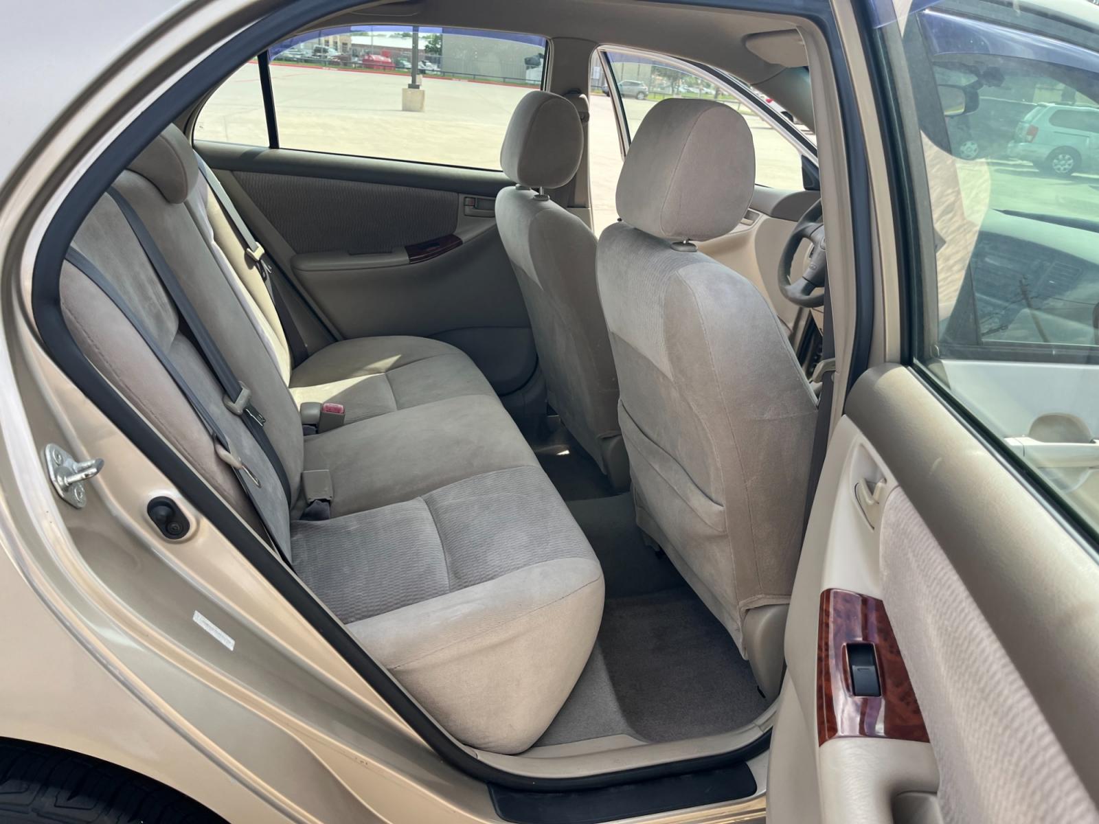 2005 GOLD /TAN Toyota Corolla CE (1NXBR32E75Z) with an 1.8L L4 DOHC 16V engine, Automatic transmission, located at 14700 Tomball Parkway 249, Houston, TX, 77086, (281) 444-2200, 29.928619, -95.504074 - Photo #12